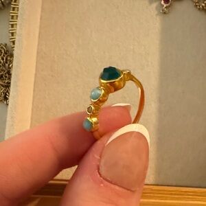 Siren Bezel Multi Gemstone Ring